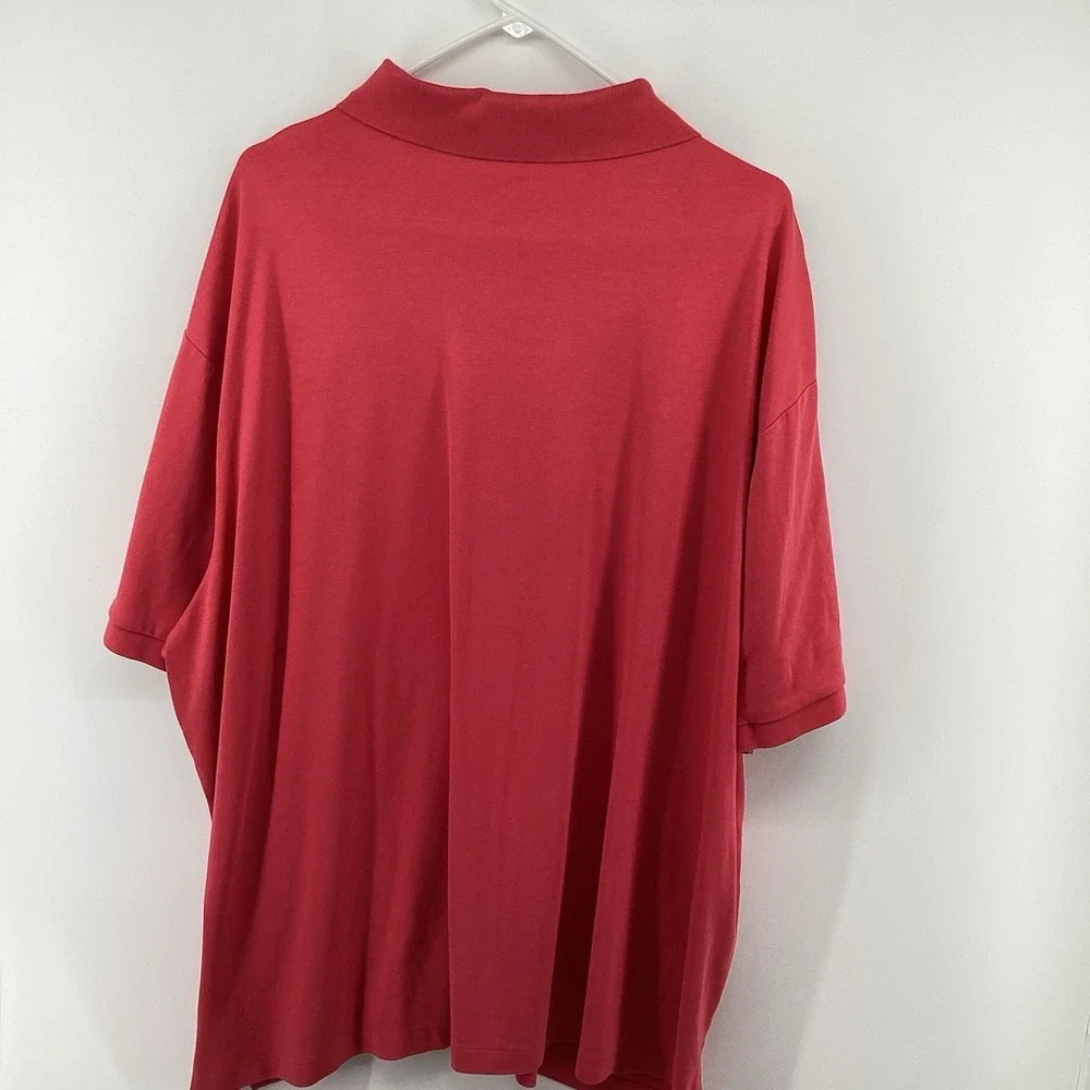 Mens Polo Ralph Lauren‎ Big And Tall Short Sleeve Golf Polo- Salmon - 4XB